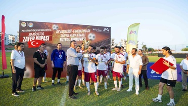 Mersin'de Süper Kupa finalinde Kavaklıpınar, Eski Mezitli'yi 5-3 yenerek şampiyon oldu