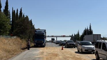 Bursa Nilüfer'de mazot sızıntısı 9 aracı çarpıştırdı, 4 kişi yaralandı