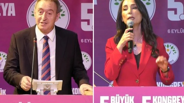 DEM Parti'de Tuncer Bakırhan ve Tülay Hatimoğulları yeniden Eş Genel Başkan seçildi