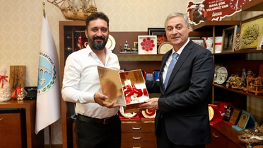 KASİAD Başkanı Aslan ve ekibi Taşköprü Belediyesi'ni ziyaret etti