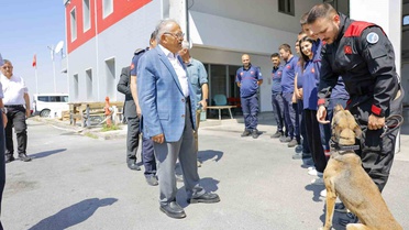Kayseri'de 13 bin metrekarelik alana itfaiye istasyonu ve K9 enkaz eğitim merkezi kuruluyor