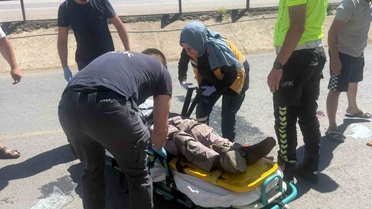 Elektrikli bisiklet kazasında 58 yaşındaki sürücü hastaneye kaldırıldı