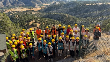 TÜBİTAK projesiyle 24 ortaokul öğrencisi Bolu Aladağlar'da doğada ders işledi
