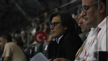 A Milli Takım Teknik Direktörü Montella, Kocaelispor-Samsunspor maçını tribünden izledi
