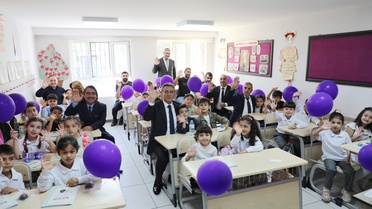 Ağrı'da öğrencilerin uyum haftası, İl Milli Eğitim Müdürü'nün ziyaretiyle başladı