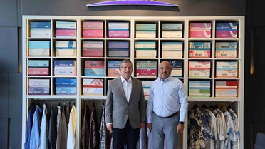 AK Parti Denizli İl Başkanı Subaşıoğlu, tekstilci Mehmet Ali Tan'ı fabrikasında ziyaret etti