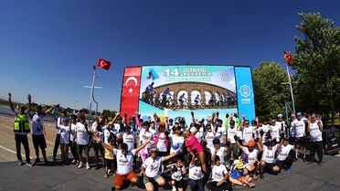 Konya Beyşehir'de 14. bisiklet festivali 80 katılımcıyla tamamlandı