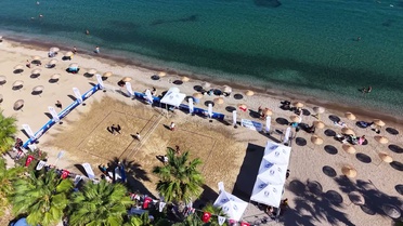 Bodrum'da 2. Plaj Voleybolu Şenliği'nde şampiyon Gündoğan Volley oldu