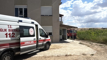 Edirne'de mutfak tüpünün parlamasıyla çıkan yangında 1 kişi yaralandı