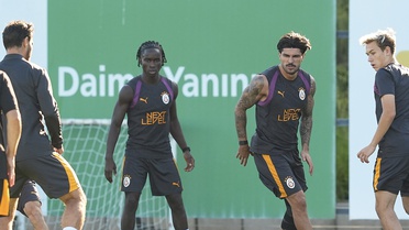 Galatasaray, Sporting maçı hazırlıklarını Okan Buruk yönetiminde sürdürdü