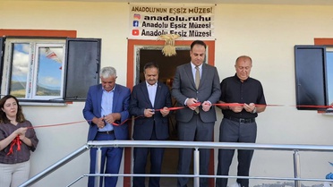 Giresun Alucra'da Yükselen köyünde yöresel eşyaların sergilendiği müze ziyarete açıldı