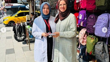 Düzce Gölyaka'da Halk Sağlığı Haftası için aşı bilgilendirme standı kuruldu