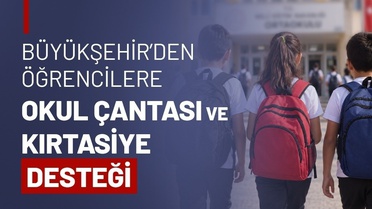 Tekirdağ Büyükşehir Belediyesi, 1. sınıf öğrencilerine okul çantası dağıtmaya başladı