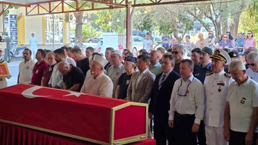 Marmaris'te Kıbrıs Gazisi ve Emekli Astsubay Yusuf Yavuzer son yolculuğuna uğurlandı