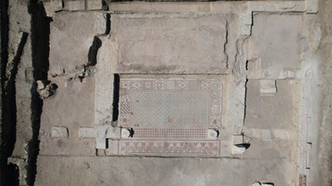 Pompeiopolis'teki kazılarda 105 metrekarelik 1700 yıllık mozaik ve Eros başı bulundu