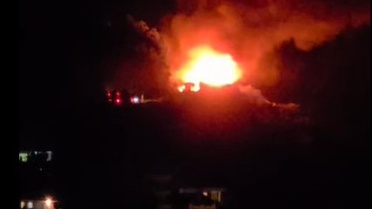 Yalova Çınarcık'ta baraka alevlere teslim oldu, kullanılamaz hale geldi