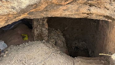 Batman'ın Beşiri ilçesinde mağarada kaçak kazı yapan 4 şüpheli yakalandı