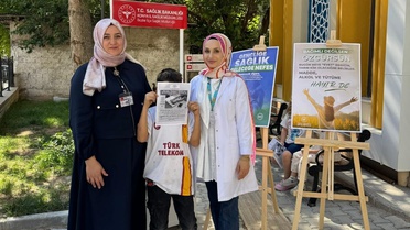 Bozkır'da Halk Sağlığı Haftası'nda bağımlılıkla mücadele vurgusu yapıldı