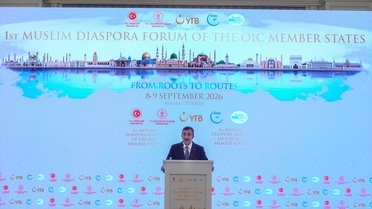 Cumhurbaşkanı Yardımcısı Yılmaz, 1. Müslüman Diaspora Forumu'nda konuştu: