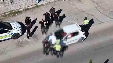 Kırıkkale'de dron denetimini fark eden sürücü yolcuyla yer değiştirdi, 200 bin lira ceza yedi