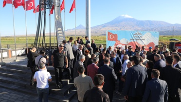 Iğdır'da 11 yıl önce terör örgütü PKK'nın saldırısında şehit olan 13 polis anıldı