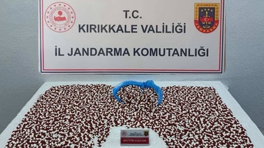 Kırıkkale Yahşihan'da uyuşturucu operasyonunda 4 bin 581 sentetik hap ele geçirildi