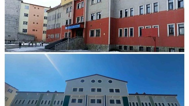 Patnos'ta okullar yenileniyor, İlçe Milli Eğitim Müdürü Zorlu çalışmaları denetliyor
