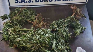 Diyarbakır Dicle'de polisten kaçan şüpheli yakalandı; evinden 106,7 gram esrar çıktı