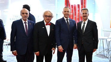 Polonya Cumhurbaşkanı Karol Nawrocki, MSPO 2026'da Türk stantlarını ziyaret etti