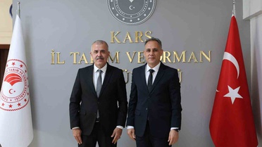 TARSİM Bölge Müdürü Akyüz, Kars'ta tarım sigortaları ve afet risklerini görüştü