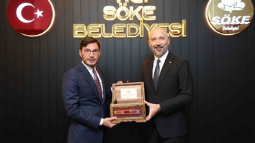 Tokat Belediye Başkanı Yazıcıoğlu, Söke'de Başkan Arıkan'ı ziyaret etti