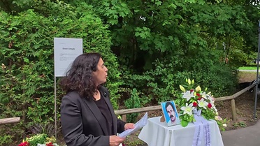 NSU'nun ilk kurbanı Enver Şimşek, Nürnberg'de öldürülüşünün 26. yılında anıldı