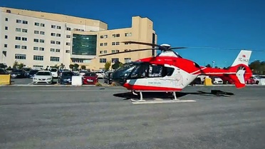 Bitlis'te 3.5 aylık bebek, hava ambulansıyla Malatya'ya sevk edildi