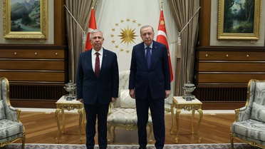 Cumhurbaşkanı Erdoğan, ABB Başkanı Yavaş'ı kabul etti