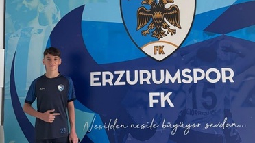 Erdemspor altyapısından 14 yaşındaki kaleci İbrahim Esad Gürcü, Erzurumspor'da