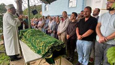 Giresun Görele'de kazada ölen imam Yusuf Turan son yolculuğuna uğurlandı