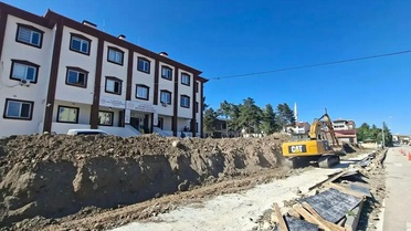 Göynücek'te sağlık merkezinin inşaatı sürüyor