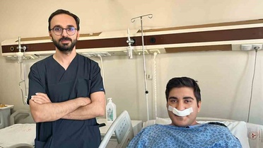 Siirt Kurtalan'da İzmirli hastaya başarılı östaki balon tuboplasti ameliyatı yapıldı