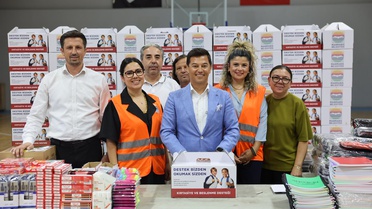Marmaris Belediyesi'nden ihtiyaç sahibi öğrencilere eğitim destek kutusu