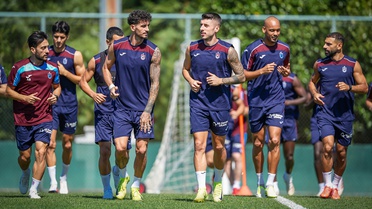 Trabzonspor, Konyaspor maçı hazırlıklarını Hüseyin Çimşir yönetiminde sürdürdü