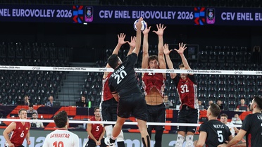 A Milli Erkek Voleybol Takımı, Avrupa Şampiyonası'ndaki ilk maçında Almanya'ya 3-1 yenildi