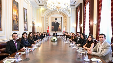 Adalet Bakanı Gürlek İstanbul adliye muhabirlerinin soruların yanıtladı