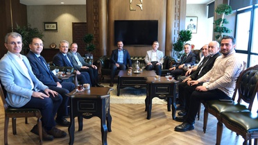 AK Parti Tokat milletvekilleri ve il başkanı TOGÜ Rektörü Yılmaz'ı ziyaret etti