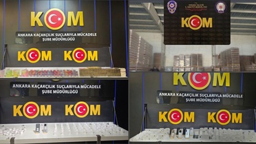 Ankara Çankaya ve Yenimahalle'de kaçakçılık operasyonunda 4 kişiye işlem yapıldı