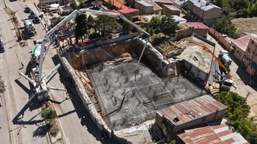 Bayburt Aydıntepe'de Merkez Camii'nin temeli dualarla atıldı