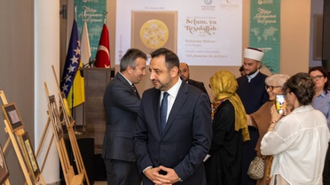 Saraybosna'da Emsele Bal'ın çini eserleri sanatseverlerle buluştu
