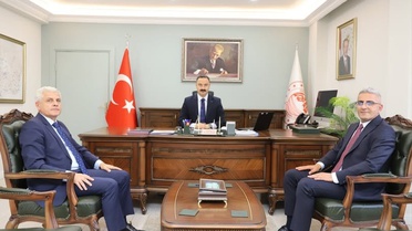 Doğubayazıt'ın yeni İlçe Milli Eğitim Müdürü Kartal, Kaymakam Ayvat'ı ziyaret etti