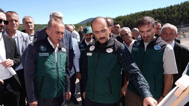 DSİ Genel Müdürü Balta, Bolu'daki Tekke Barajı'nda incelemelerde bulundu