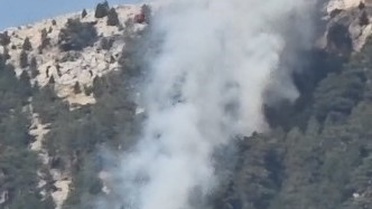 Fethiye Nif Mahallesi'nde orman yangınına hava araçlarıyla müdahale sürüyor