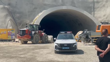 Gaziantep'te Dülük Tüneli inşaatında iskele kazası, 1 işçi öldü 3 işçi yaralandı